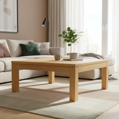 Couchtisch Holztisch Echtholz Tischplatte Beistelltisch Tisch 120x80 Couchtische