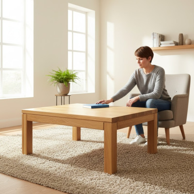 Couchtisch Sofa Tische Sofa Beistell Tisch Echtes Holz Massive Möbel 120x80cm