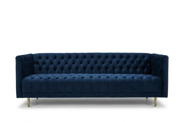 Chesterfield Sofa Couch Polster Stoff Leder Couchen Polster Garnitur 4 Sitzer