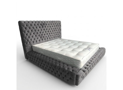 Modern Stilvolles Chesterfield Bett Schlafzimmer Betten Textil Möbel