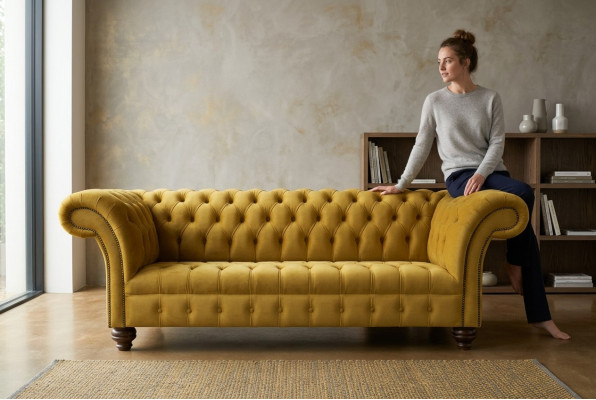 Textil Sofa 3 Sitzer Sofa Polster Sofas Design Luxus Couch Möbel Dreisitzer Neu