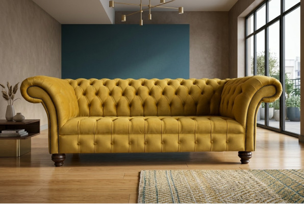 Textil Sofa 3 Sitzer Sofa Polster Sofas Design Luxus Couch Möbel Dreisitzer Neu