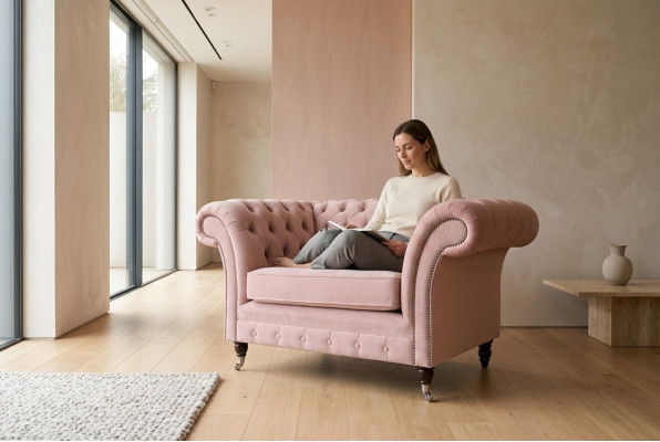 Sofa Wohnlandschaft Sofas Couch Polster Garnitur Stoff Leder Modern 1,5 Sitzer
