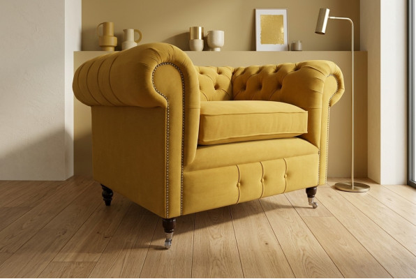 Lounge Luxus Fernseh Club Polster Sitzer Sessel Design Couch Sofa Chesterfield