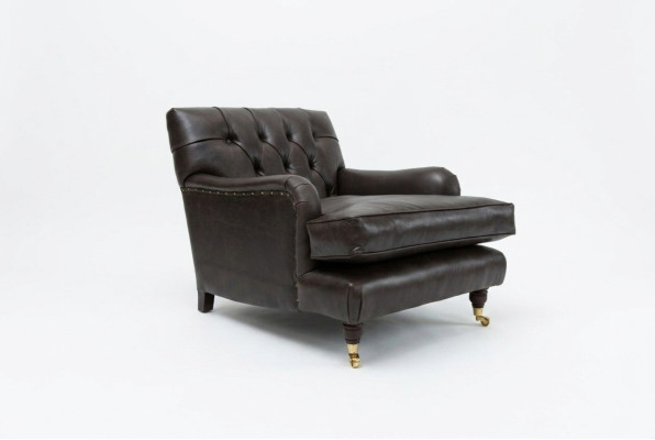 Chesterfield Design Sofa Sessel Couch Polster Luxus Textil Couchen 1 Sitzer #299