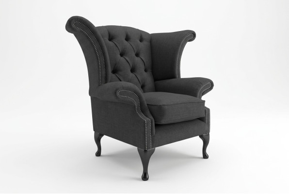 Sessel Couch Polster Designer Textil 1 Sitzer Couchen Polster Chesterfield Sitz