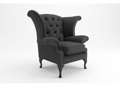 Sessel Couch Polster Designer Textil 1 Sitzer Couchen Polster Chesterfield Sitz