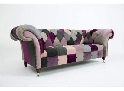 Design 3-Sitzer Polstersofa Couch Textil Clubsofa Luxus Sitzmöbel