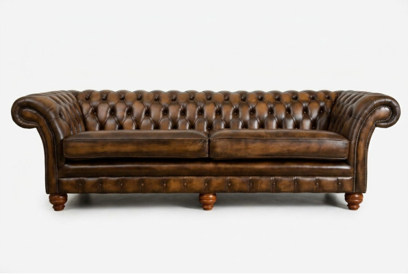 Chesterfield Sofa 4 Sitzer Wohnzimmer Couch Couchen Polster Sofas Neu XXL Big