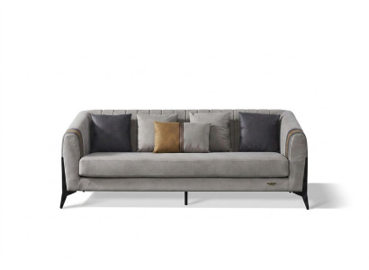 Sofagarnitur Wohnlandschaft Sofas Couchen Polster Stoffsofa 3+1 Sitzer