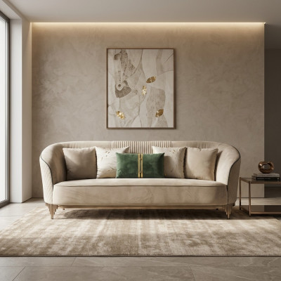 Design 3 Sitzer Dreisitzer Sofas Club Lounge Sofa Polster Couch Stoff