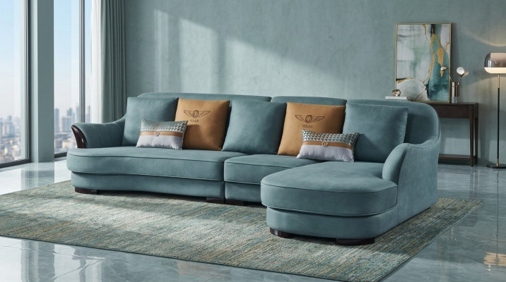  Ecksofa L Form Sofa Couch Design Couchen Polster Textil Eck Garnitur