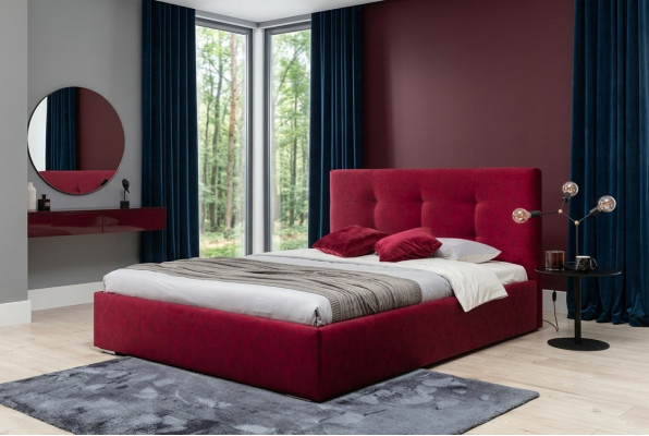 Polsterbett Betten Bett Polster Designer Hotel Doppel Luxus Design 180x200cm Neu