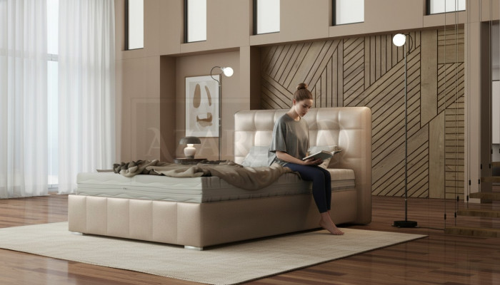 Klassisches Bett Modern Stil Doppel Holz Hotel Betten Schlafzimmer 160x200cm Neu