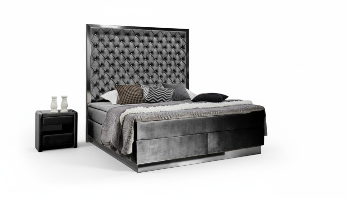 Boxspringbett Stoff Möbel Betten Bett Textil Schlafzimmer Design Chesterfield