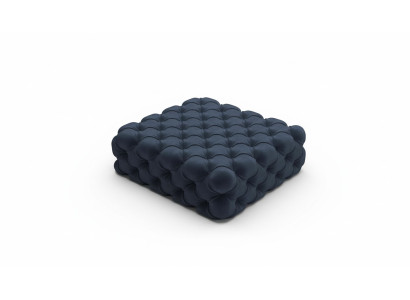 Klassischer Chesterfield Design Luxus Hocker Textil Fußhocker Ottomane