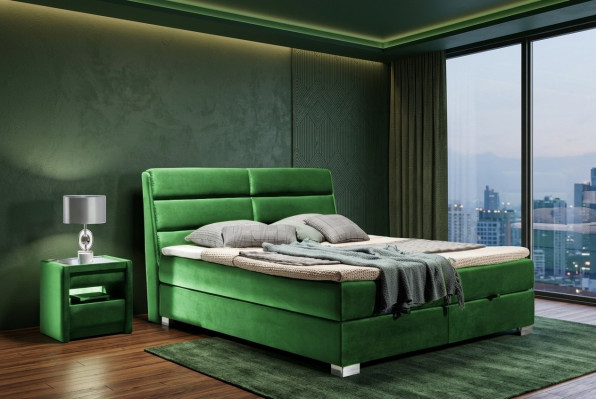 Bett 2x Nachttisch 3 tlg. Schlafzimmer Luxus Set Design Möbel Modern Betten Neu