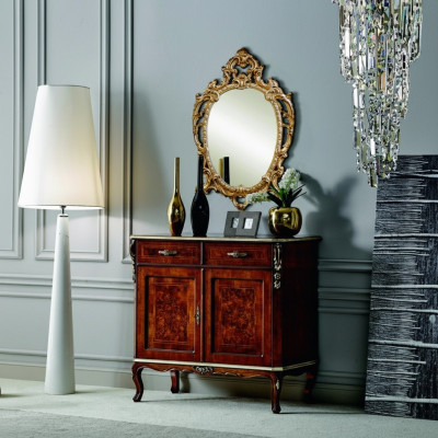 Designer Holz Italienische Möbel Design Möbel Stil Barock 2tlg Kommode