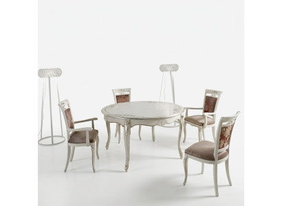 Italienische Möbel Esstisch Holz Luxus Tisch Design Tische Esszimmer 140x79cm