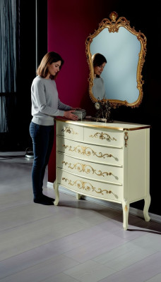 Möbel Holz Stil Barock Kommode Schränke Designer Luxus Italienische