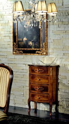 Holz Italienische Stil Möbel Luxus rtv Braune Kommode Stil Barock Antik Stil
