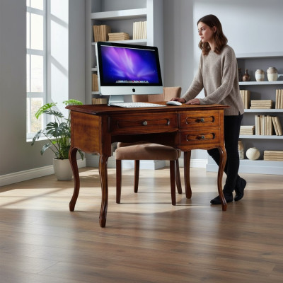 Luxus Schreibtisch Italienische Klassisches Holz Möbel Büromöbel Stil
