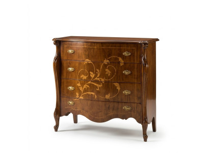 Italienische Möbel Design Kommode Anrichte Braun Luxus Holz Designer Stil