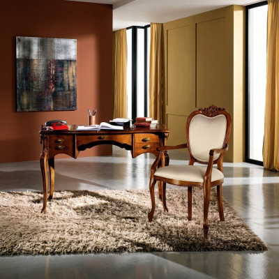 Holz Möbel Luxus Italienische Klassisches Schreibtisch Büromöbel Design