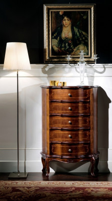 Italienische Möbel Barock Schrank Kommode Designer Luxus Holz Anrichte