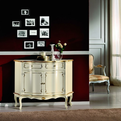 Luxus Italienische Holz Möbel Barock Kommode Wohnzimmer Kleiderschrank Sideboard