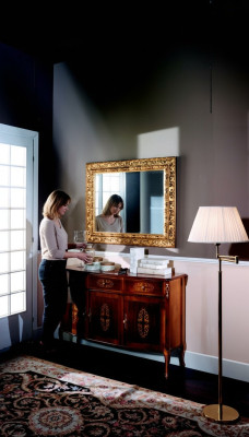 Designer Holz Luxus Italienische Möbel 2tlg Set Möbel Stil Barock Kommode