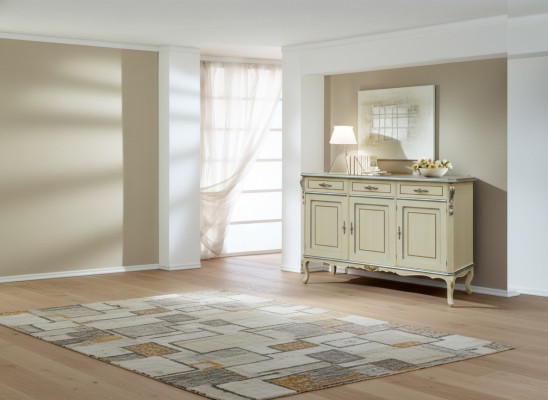 Luxus Italienische Holz Möbel Weiß Großes Buffet Schrank Wohnzimmer Möbel Neu
