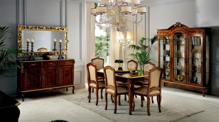 Komplett Set Esstisch 6 Stühle Esszimmer Garnitur Ess Gruppe Tisch Möbel 7tlg