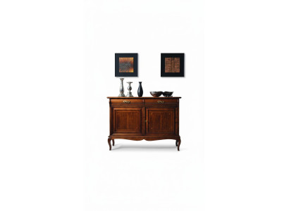 Italienische Möbel Design Kommode Schrank Braun Luxus Holz Stil Barock