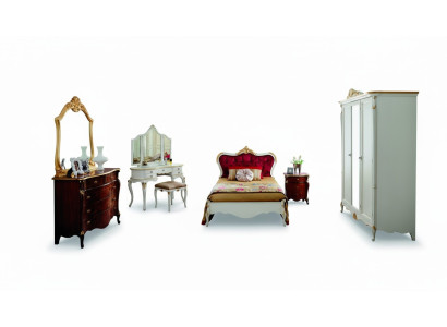 Italienische Möbel Luxus Bett Swarovski Kristallsteine Barock Betten Gestelle