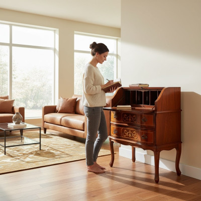 Luxus Tisch Sekretär Luxus Schreib Büro Möbel Holz Tische Office Einrichtung
