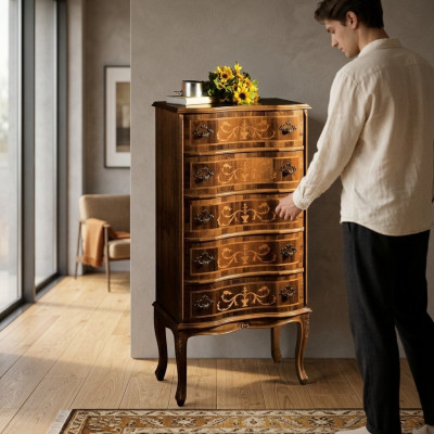 Schmale Hochschrank Kommode Schlaf Wohn Zimmer Kommoden Sideboard