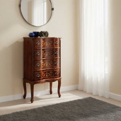 Designer Italienische Holz Möbel Kommode Anrichte Sideboard Luxus Stil
