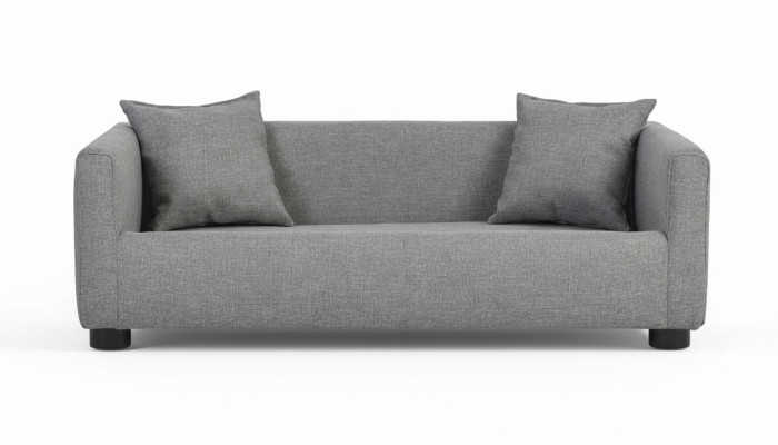 Grau Großes Hundebett Hund Polsterung Textil Stoff Couchen Neu Hunde Sofa Couch