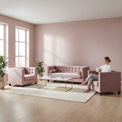 Sofagarnitur Couch Samt Polster couchen komplett set garnituren wohnzimmer möbel