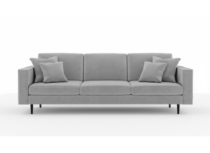Grau Stoff Polster Sofa Wohnzimmer Design Couchen Sofas Neu Textil Viersitzer