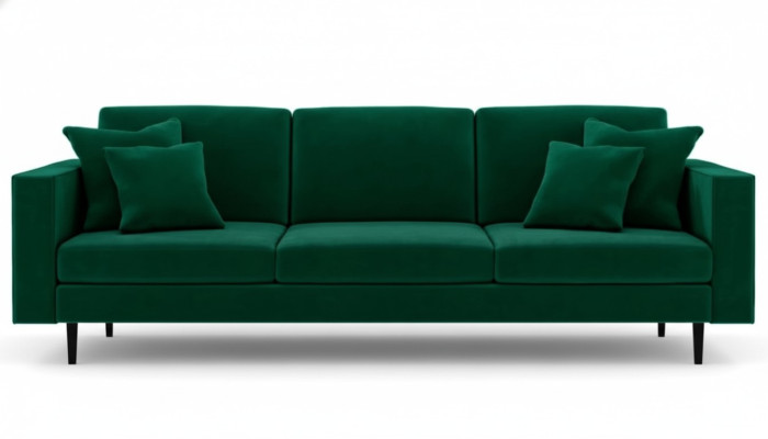 Grün Stoff Wohnzimmer Design Couchen Polster Sofa Sofas xxl big Viersitzer neu