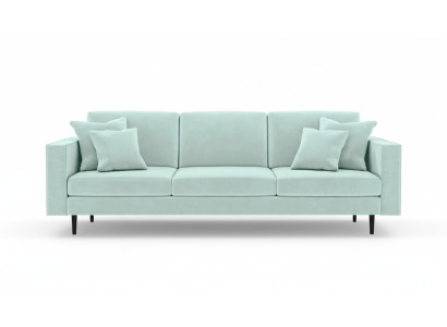 Grüne Stoff Italienische Möbel Wohnzimmer Design Couchen Polster Sofa Sofas xxl