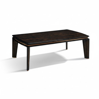 Couchtisch Dunkelbraun Holz Luxus Wohnzimmer Neu Modern Design