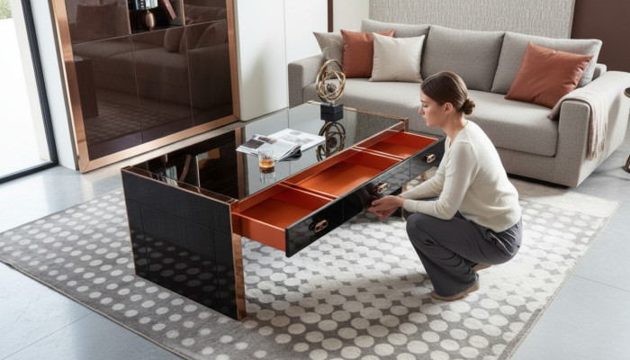 Bürotisch Holz Braun Tisch Arbeitszimmer Tische Büro Modern Design Möbel Luxus