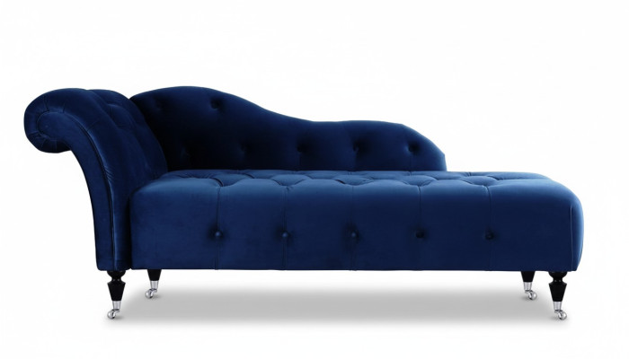 Elegante Liege Chesterfield Liegen mit Knöpfen Samt Chaiselounge Chaiselongue