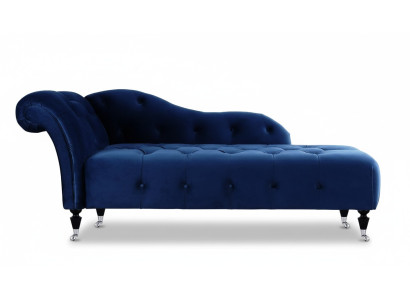Elegante Liege Chesterfield Liegen mit Knöpfen Samt Chaiselounge Chaiselongue