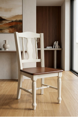 Echtholz Möbel Stuhl Set Esszimmer Design 1 Stuhl Neu Stühle Landhaus Lehnstuhl