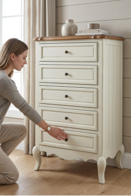 Anrichte Kommoden Schrank Landhaus Stil Sideboard Kommode Echtes Holz Anrichten