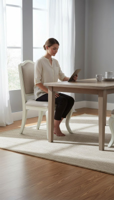 Luxus Design Polster Massiv Holz Stuhl Büro Office Esszimmer Stühle Sitz Lehn